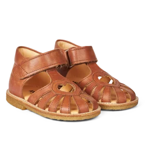 Begynder sandal med hjerte – Cognac – 23