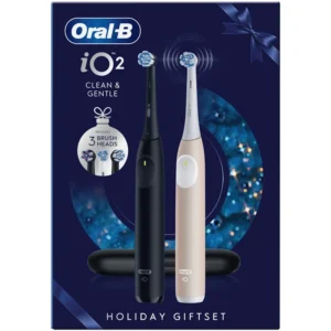 Oral-B iO Series 2 Duo Pack – Night Black + Calm Pink