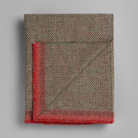 Røros Tweed Røros Uldplaid Una, Green/Red