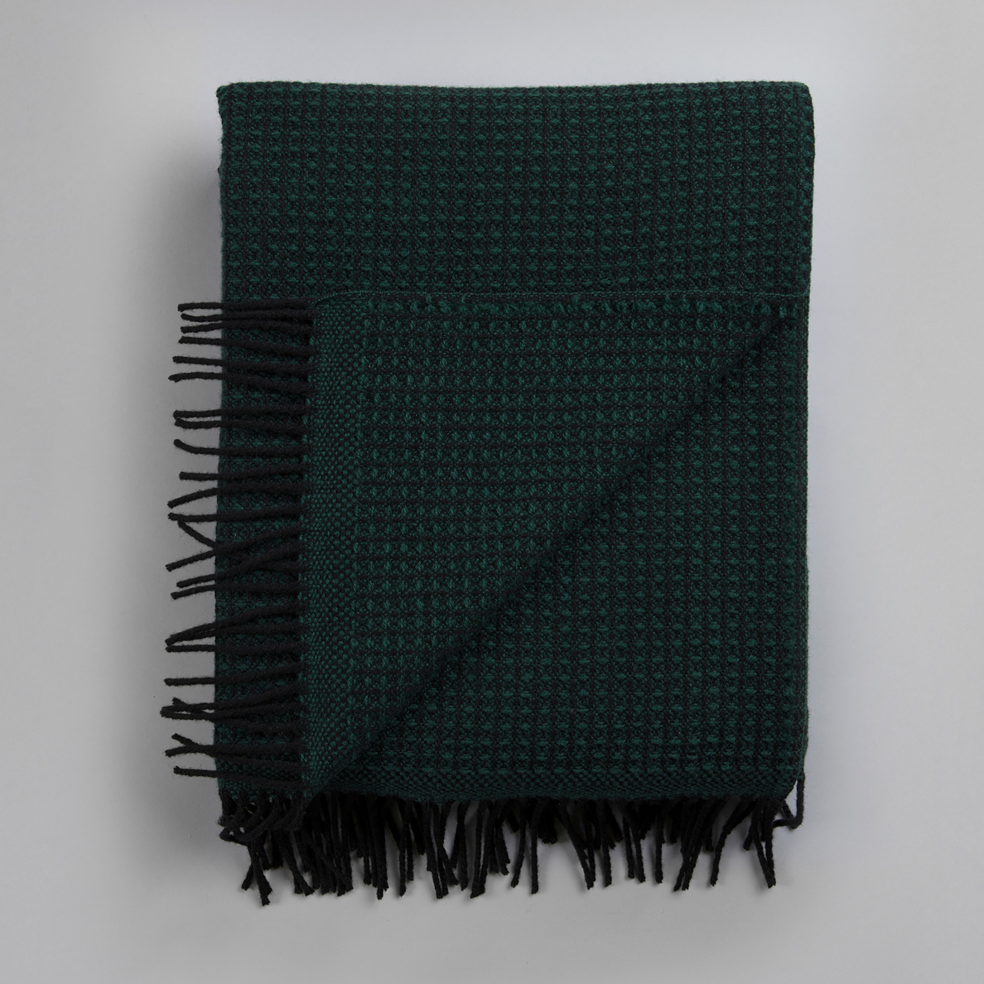Røros Tweed Røros Uldplaid Vega, Dark Green