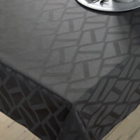 Compliments Damaskdug Ice, Mørk grå 140x180 cm