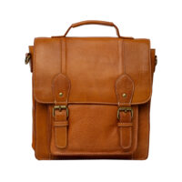 RE:DESIGNED Melia Medium Håndtaske Burned Tan