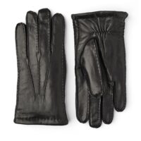 HESTRA George Skindhandsker Sort Str. 9,5