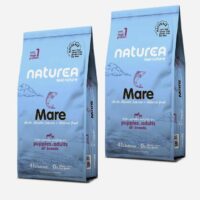 Naturea Naturals Mare Adult & Puppies - Laks - 2 x 12 kg
