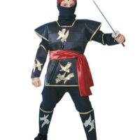 Udklædning/Fastelavnstøj - Ninja sort