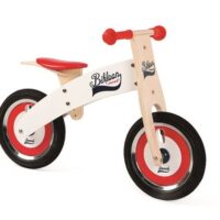 Janod Løbecykel - Hvid/Rød 3-6 år