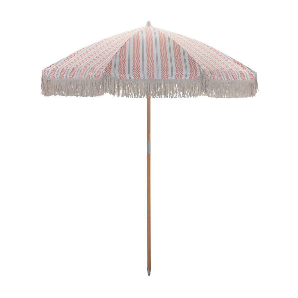 House Doctor - Strand/Haveparasol, Umbra, Rød/Grøn, Ø190 cm