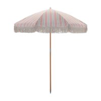 House Doctor - Strand/Haveparasol, Umbra, Rød/Grøn, Ø190 cm