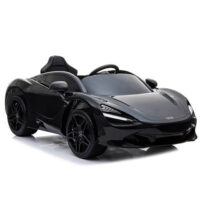 Nordic Play – Elbil McLaren 720S 12V, med gummihjul og lædersæde, Nordic Play – Speed sort, fra 3-8 år