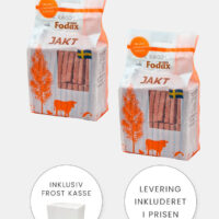 Fodax Jakt - Kylling Okse Laks - 2 x 10 kg - BARF til aktive hunde