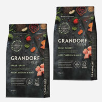 Grandorf Fresh Adult - Frisk Kalkun og Kornfri - 2 x 10 kg