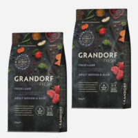 Grandorf Fresh Adult – Frisk Lam og Kornfri – 2 x 10 kg