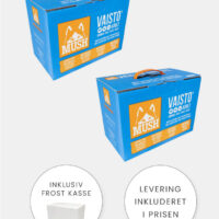 MUSH Vaisto Blå - Okse, Kalkun og Laks - 2x10kg