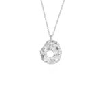 IX Rock Pendant Silver