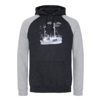 Hættetrøje "By Gniske" - Sort/Grå Hoddie - S