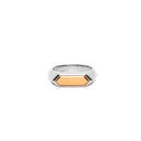 IX Mini Hexagon Ring Silver