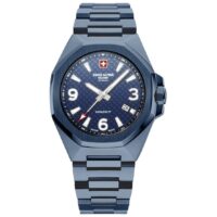 Swiss Alpine Military Typhoon Metallic Blue Herreur