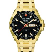 Swiss Alpine Military Day Date Black Herreur