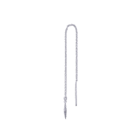 IX Spear Ear Chain Silver