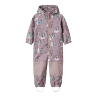 NAME IT Solftshell Dragt Alfa Purple Dove Enhjørning