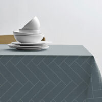 Södahl Damaskdug Tiles, Atlantic Ø160 cm