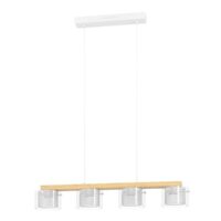 EGLO CONNECT.Z PORTICO SMART langbordspendel klar/natur fsc M/FARVER(RGB) OG TUNABLE WHITE
