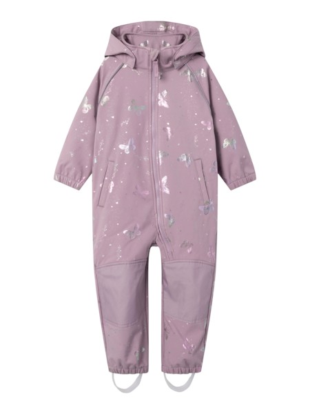 NAME IT Softshell Dragt Alfa Elderberry