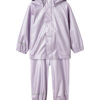 NAME IT Regntøj Dry10 Metallic Misty Lilac