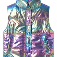 NAME IT Shiny Vest Molina Amethyst Orchid