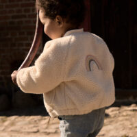 LIL ATELIER Lajo Bomber Jakke Rainbow Turtledove