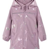 NAME IT Lang Folie Softshell Jakke Alfa08 Elderberry