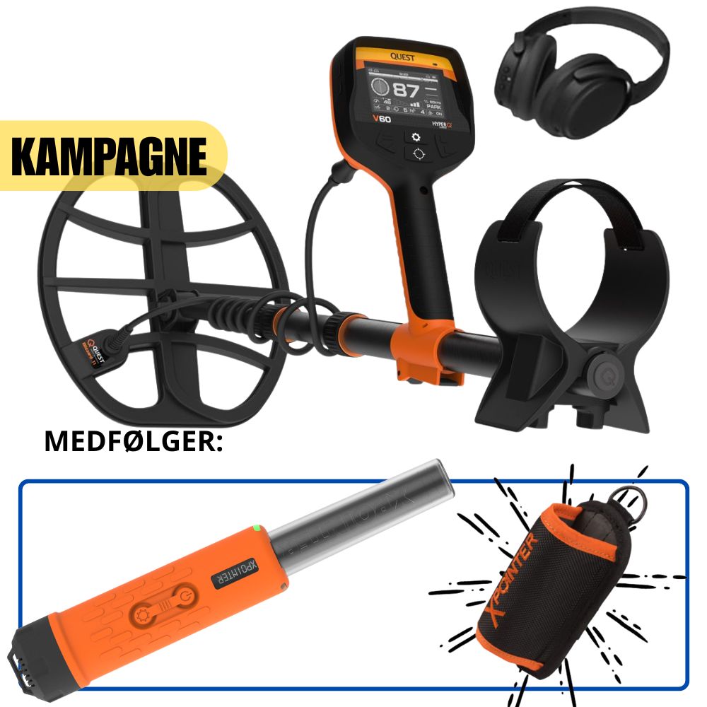 Quest V80 metaldetektor - Kampagne