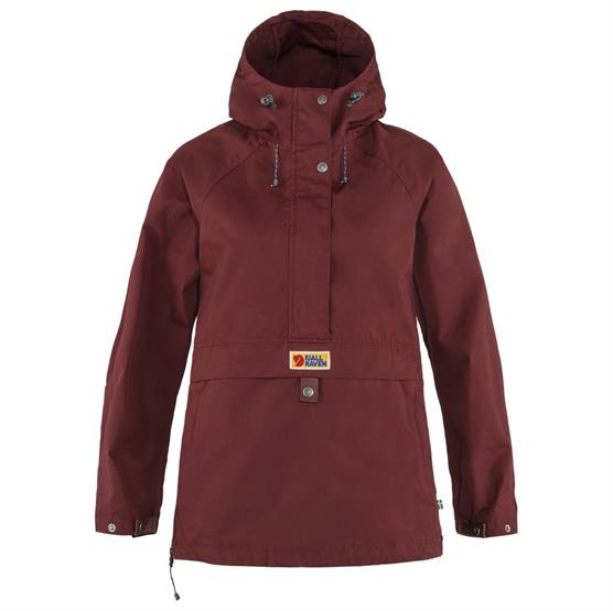 Fjällräven Vardag Anorak Womens, Bordeaux Red