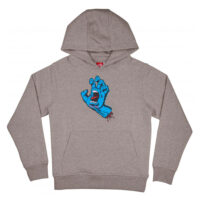 Santa Cruz Youth Screaming Hand Hættetrøje Heather Grey