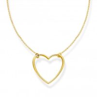 Thomas Sabo Heart Guld halskæde 45cm